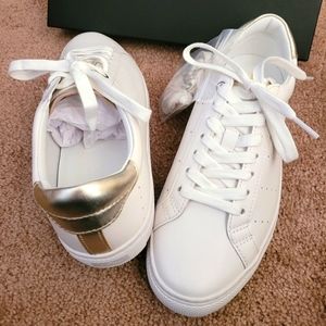 NIB J Crew leather Saturday sneakers